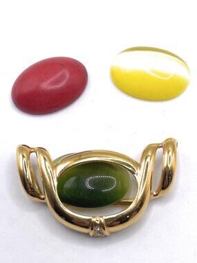 OPTIONS Premier Designs Pendant - Gold - 2006 Catalog (#8211)